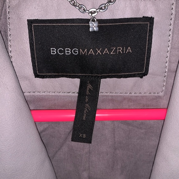 Bcbg maxazria real leather jacket size xs - Picture 2 of 5